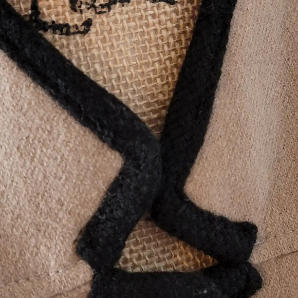 ELLIOTT BASS NEW YORK Women's Vintage Wool Embroidered Trim Jacket Size 8 Beige - Picture 13 of 16